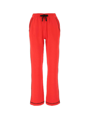 Redvalentino Contrast Stitch Sweatpants