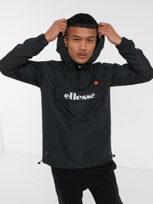 Ellesse Joli Utility Overhead Reflective Jacket In Black Exclusive At Asos