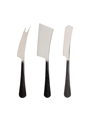 Woodbury 3pc Cheese Set