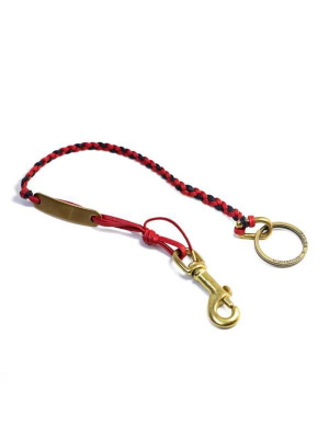 Braided Clip Key Fob With Id Plate