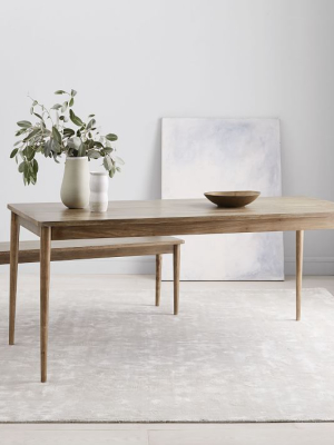 Modern Farmhouse Dining Table - Cerused Carob