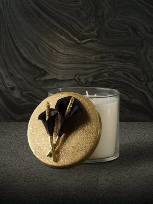 Calla Lily Midnight Candle