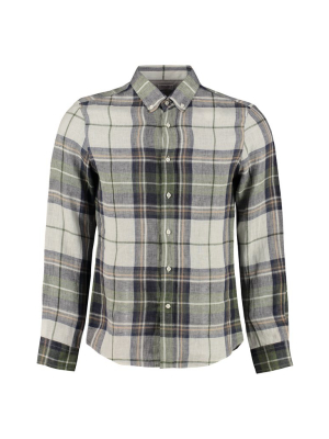 Brunello Cucinelli Checkered Print Shirt