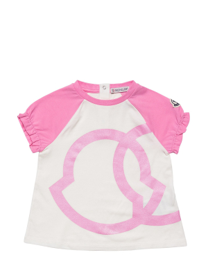 Moncler Enfant Logo Print T-shirt