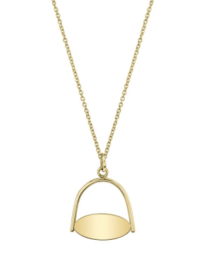 Stirrup Charm Necklace