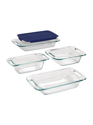 Pyrex Easy Grab 5pc Glass Bakeware Set