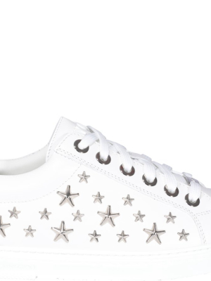 Jimmy Choo Cashos Star Embellished Sneakers