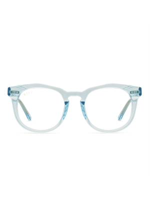 Weston - Aqua Sea Crystal + Blue Light Technology Glasses