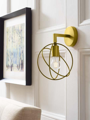 Peyton Brass Wall Sconce Light Fixture