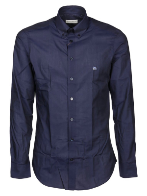 Etro Logo Embroidered Buttoned Shirt