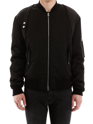 Alexander Mcqueen Harness Bomber Jacket