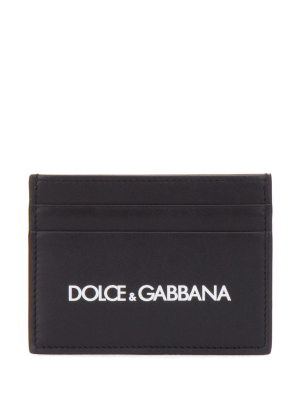 Dolce & Gabbana Logo Printed Cardholder