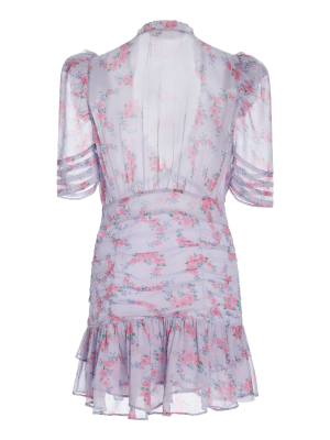 Arlo Floral Silk Mini Dress