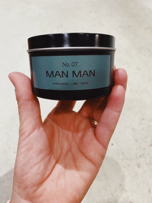 Man Man Travel Candle