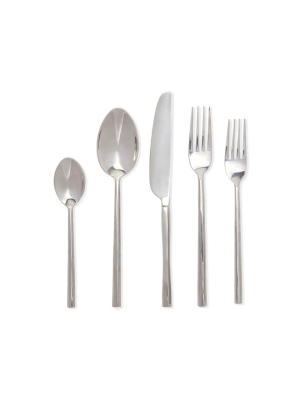 Blue Pheasant Gwen Polished Silver Flatware Set