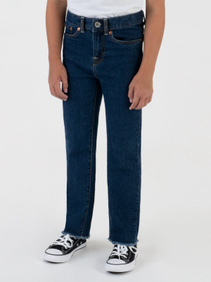 High Rise Straight Fit Big Girls Jeans 7-16