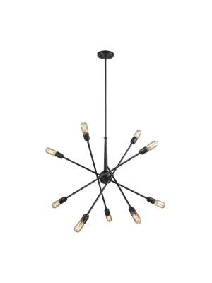 Delphine 10 Chandelier In Oil Rubbed Bronze Design By Bd Fine Lighting