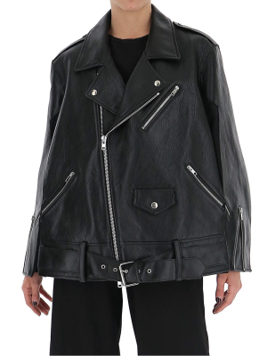 Maison Margiela Memory Of Oversized Leather Jacket