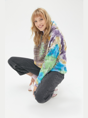 Urban Renewal Recycled Alien Tie-dye Hoodie Sweatshirt