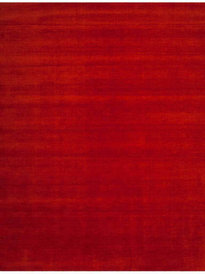 Himalaya Solid Red Area Rug