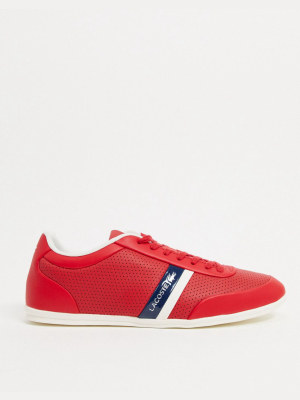 Lacoste Storda Sneakers In Red