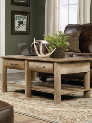 Boone Mountain Coffee Table Craftsman Light Brown - Sauder