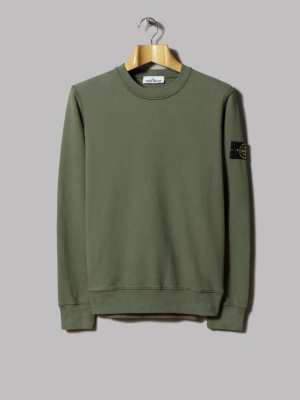 Stone Island Crew Neck Sweatshirt (sage)