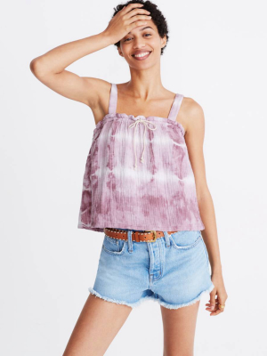 Madewell X Warm Tie-dye Drawstring Tank Top