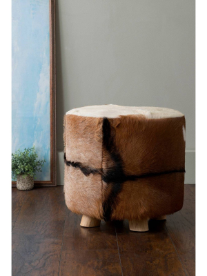 Durant Natural Hide Stool Brown - East At Main