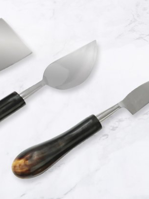 Horn Cheese Knives Set