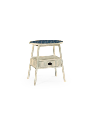 Bywater Washed Acacia Side Table