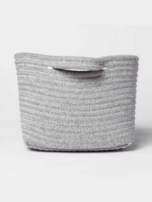 Bath Basket Small Crate Gray - Threshold™