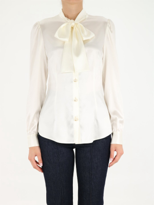 Dolce & Gabbana Bow Detailed Shirt