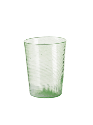 Rigadin Water Glass, Green