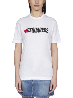 Dsquared2 Logo Print Crewneck T-shirt