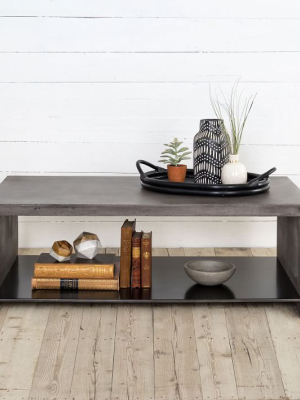 Industrial Concrete Coffee Table