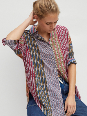 Pilcro Clara Tunic Buttondown