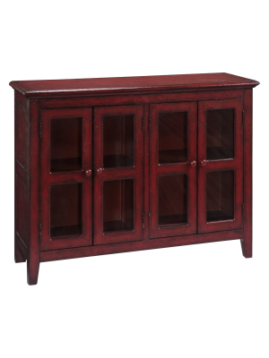 Treasure Trove Lincoln Court Credenza Red