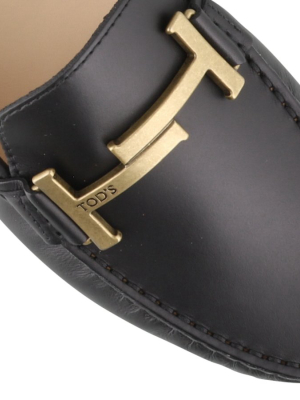 Tod's Double T Plaque Loafers