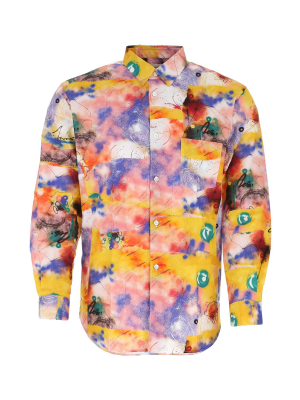 Comme Des Garçons Shirt Printed Chest Pocket Shirt