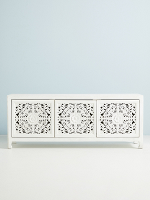 Handcarved Lombok Media Console