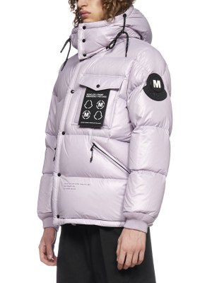 Moncler X Fragment Hiroshi Fujiwara Logo Patched Padded Jacket