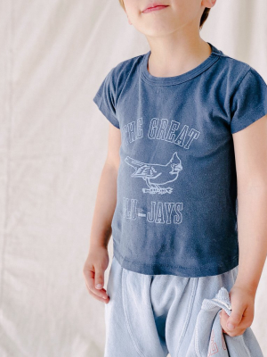 The Little Boxy Crew. -- Navy With Blue Jay Graphic