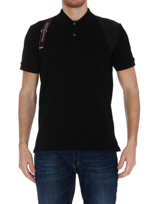 Alexander Mcqueen Logo Harness Polo Shirt