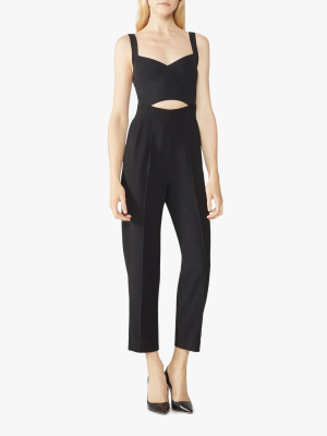 Ruffle Pointelle Rib Jumpsuit