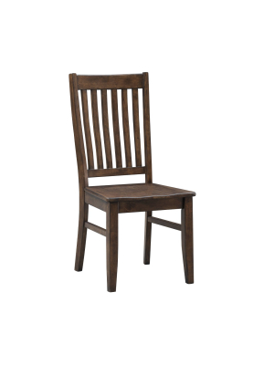 Orchard Park Scooped Seat Dining Chair Brown - Treasure Trove