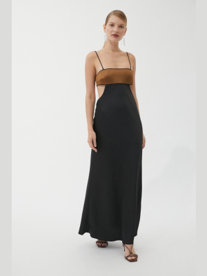 Bec + Bridge Agatha Satin Maxi Dress