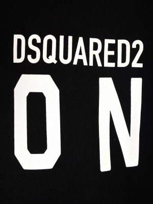 Dsquared2 Icon Print Drawstring Hoodie