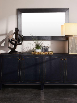 Turner 4 Door Buffet Dark Navy Linen