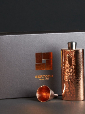 Espadín Recycled Copper Boot Flask